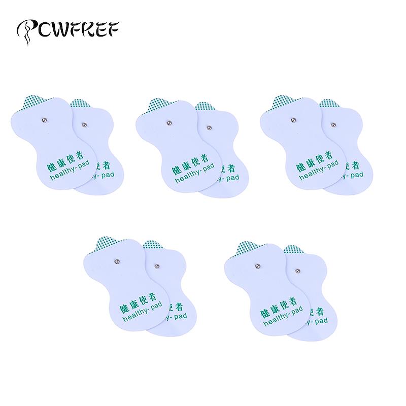 10Pcs White Electrode Pads For Body Massager Electric Tens Digital Therapy Machine For Slimming Electric Health