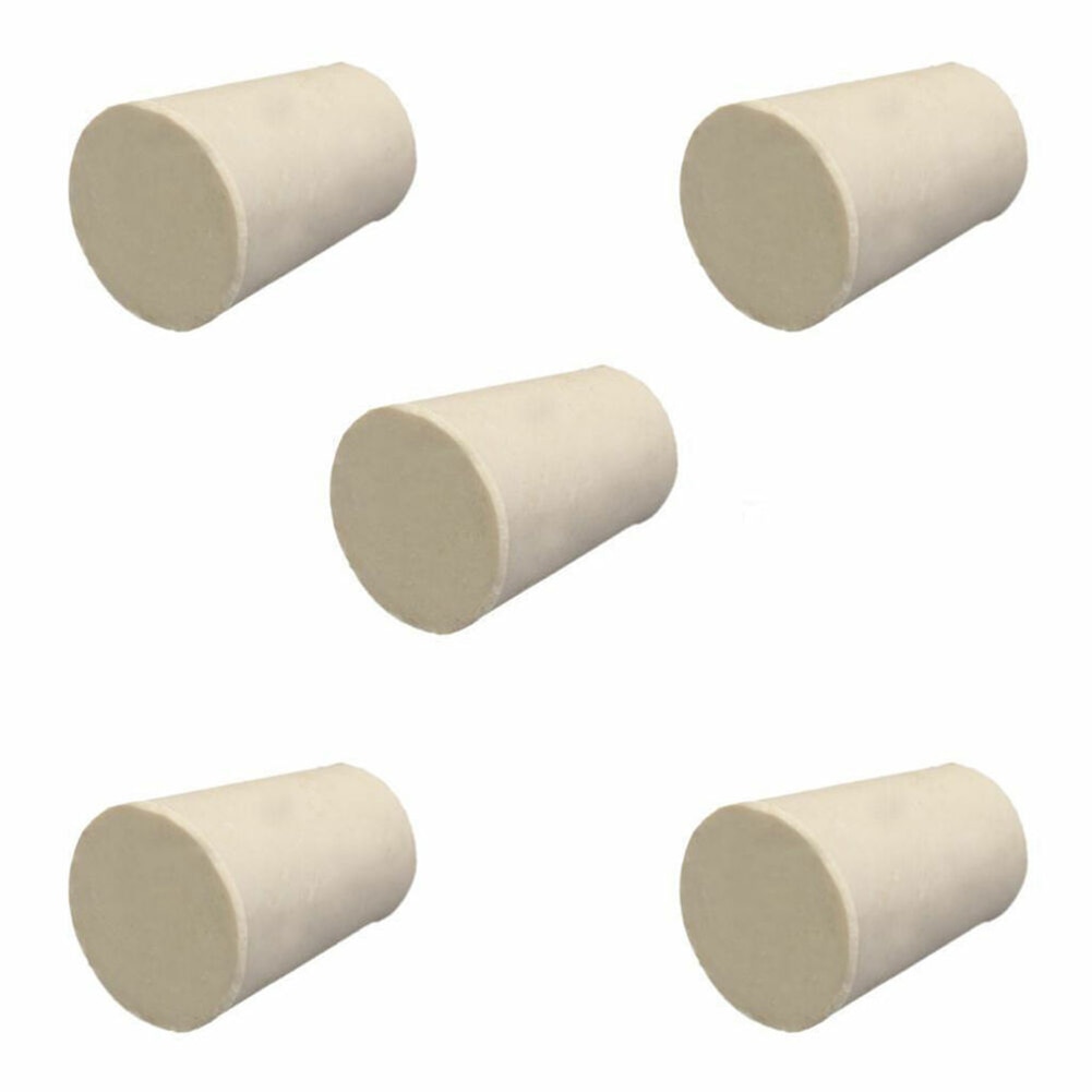 5 stk solide gummipropper propper laboratorieflaske rør forseglet lågpropper er i kemiske eksperimenter brugt til at forsegle udstyr,