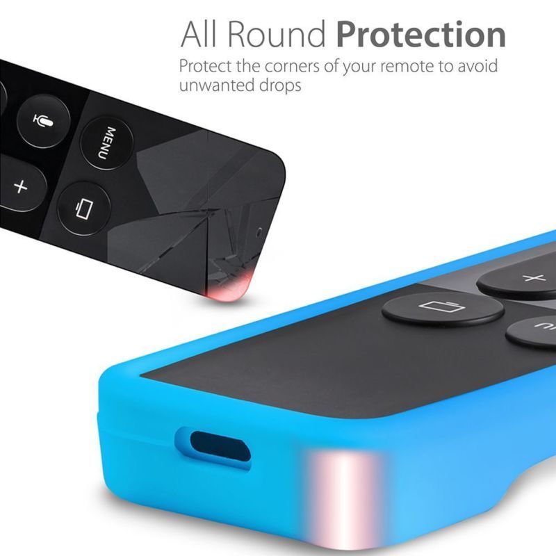 Remote Slicone Cover case For Apple TV 4K 4th Gen Remote Control Covers 4Gen Remote case Silicone Soft Protective Skin Case