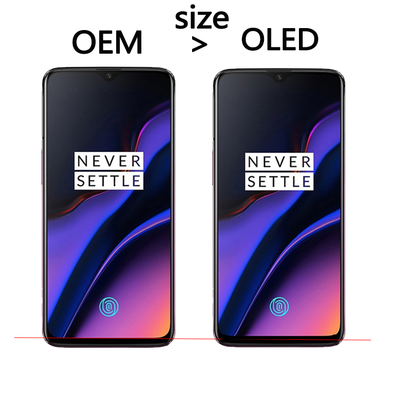 AMOLED Display For Oneplus 5 5T 6 6T 7 7T 7Pro 8 8T 9 9R 9RT 10R 10T 10Pro LCD Display Touch Screen Digitizer Replacement