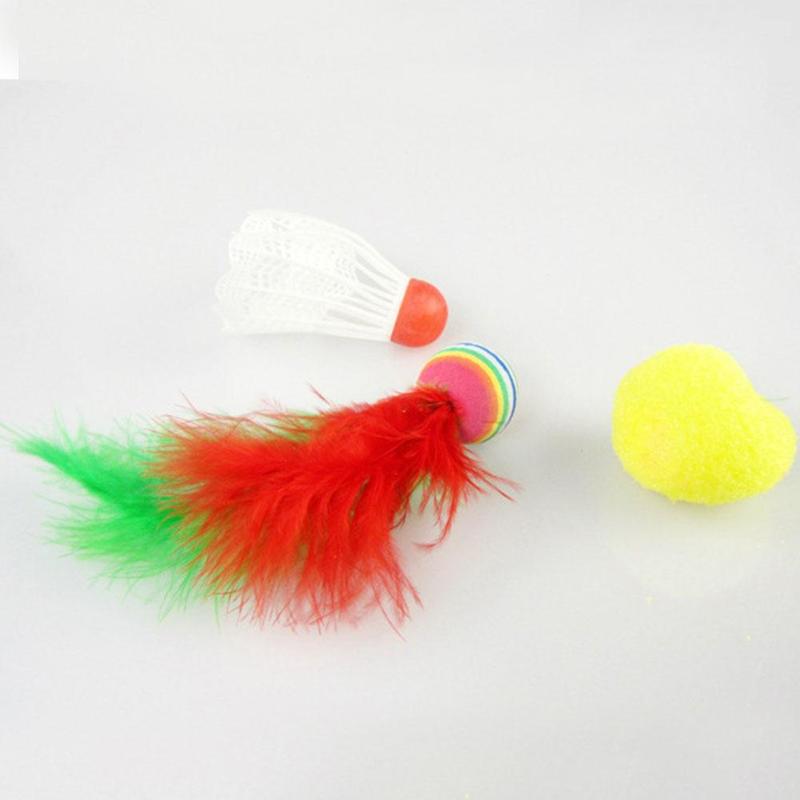 1Pair Children's badminton racket Indoor and outdoor badminton Lightest sports set rackets Playing Badminton U5F3