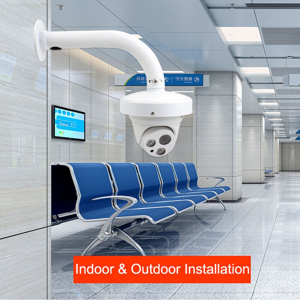Soporte de brazo largo para Monitor, montaje en pared, seguridad, CCTV, cámara de vigilancia, Hikvision, Dahua, Samsung, cámara domo