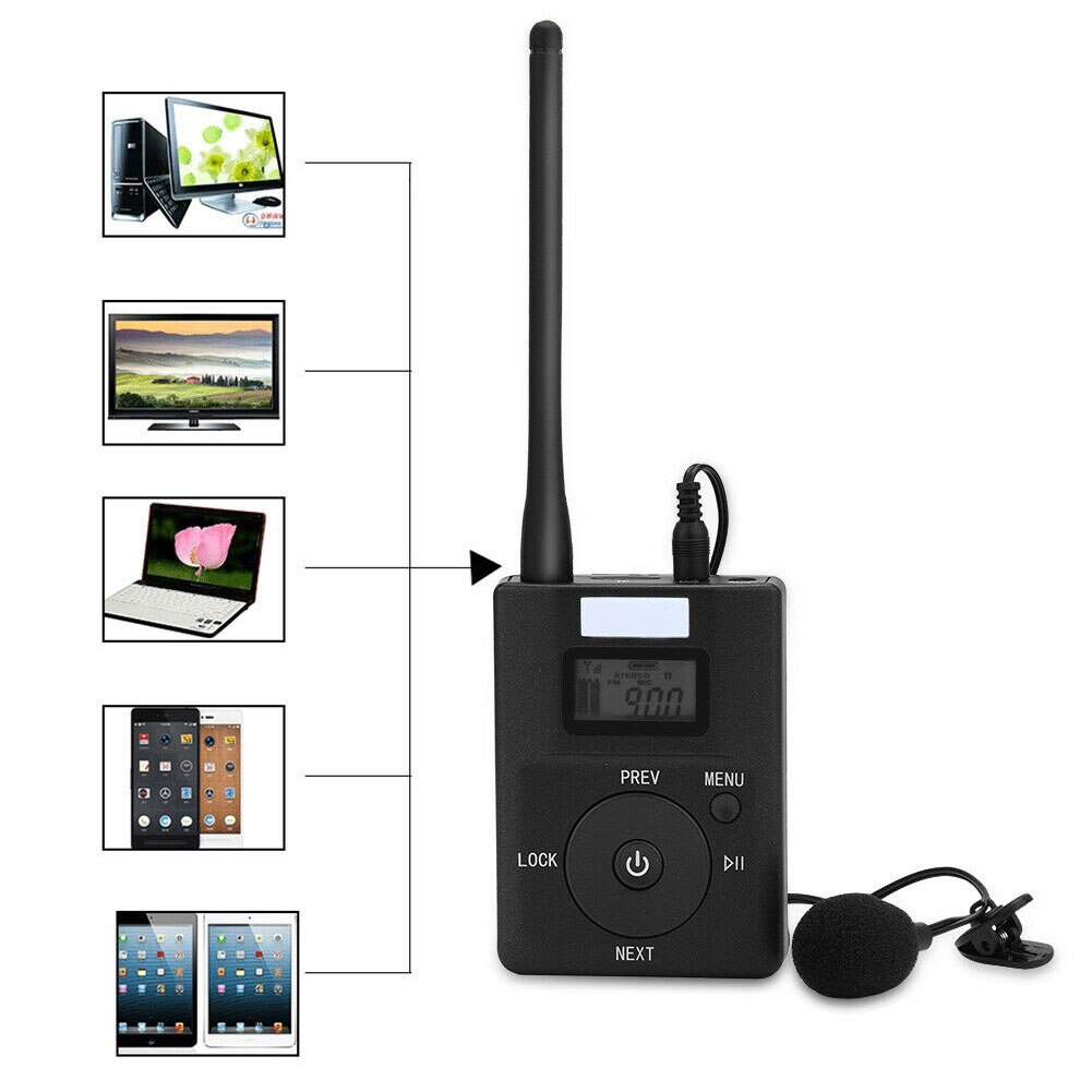 Quick Draagbare Ondersteuning Tf-kaart Praktische 3.5Mm Aux Fm-zender Draadloze Voor MP3 Pc Cd Uitzending Adapter Duurzaam Stereo radio