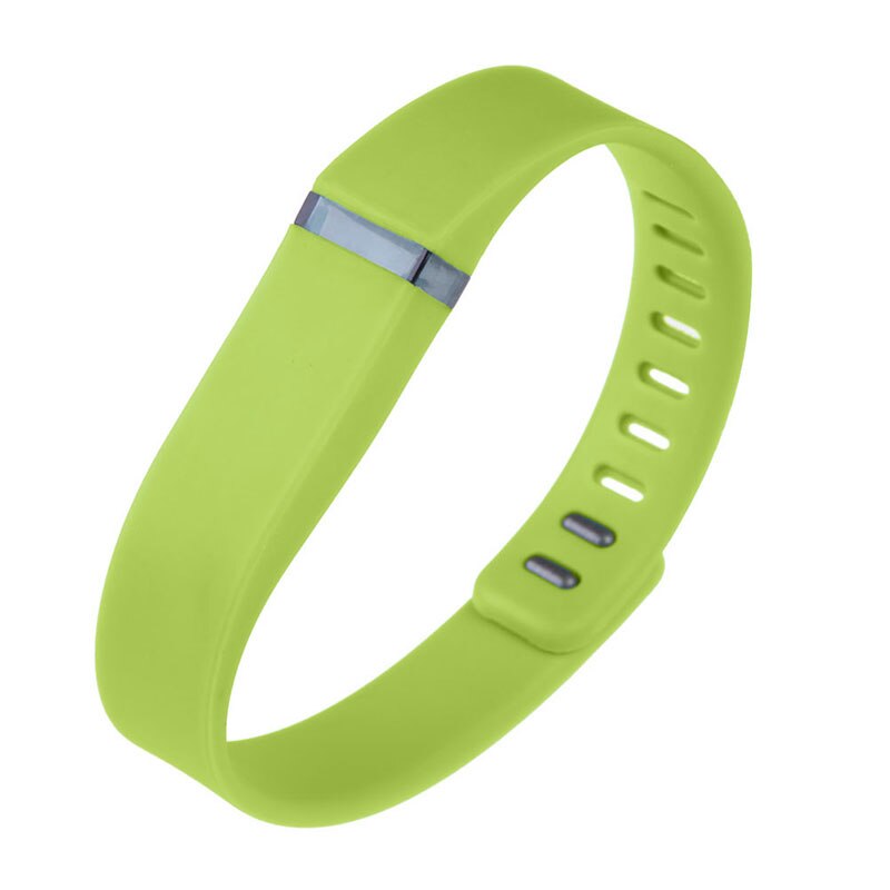 Vervanging Grote Band Voor Fitbit Flex Draadloze Activiteit Armband Armband Kleurrijke Siliconen Polsband Armband Jc: green
