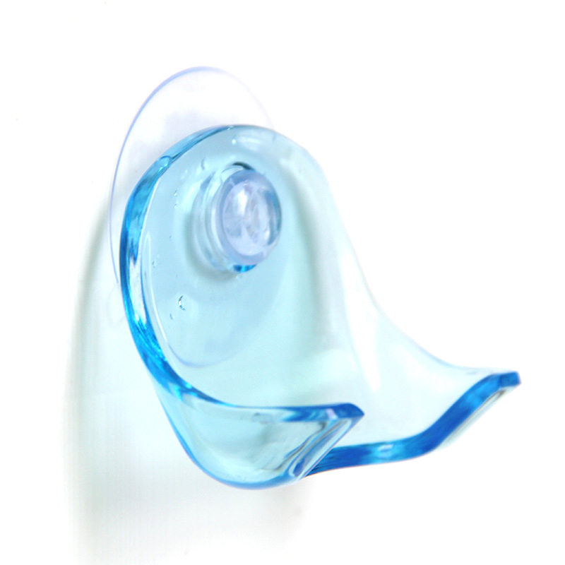 B3-socle pour rasoir mural hommes rasage rasoir étagère salle de bain rasoir support ventouse support de rangement mur cintre salle de bain accessoires: B-light blue