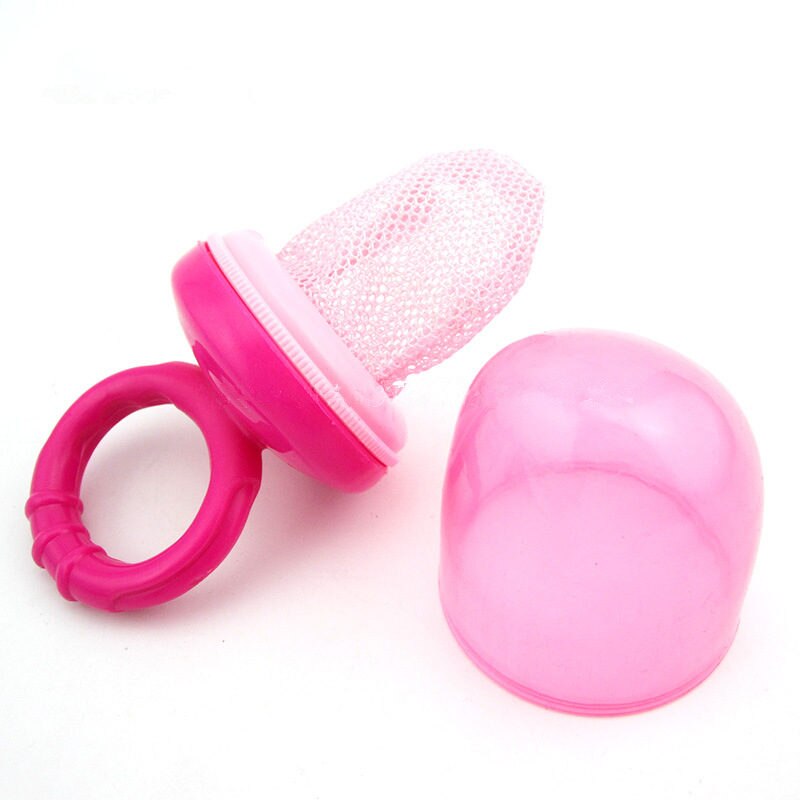 Baby Pacifier Fresh Food Nibbler Feeder Newborn Safety Feeding Nipple Mesh Bag Infant Chew Fruits Vegetables Chupeta Soother