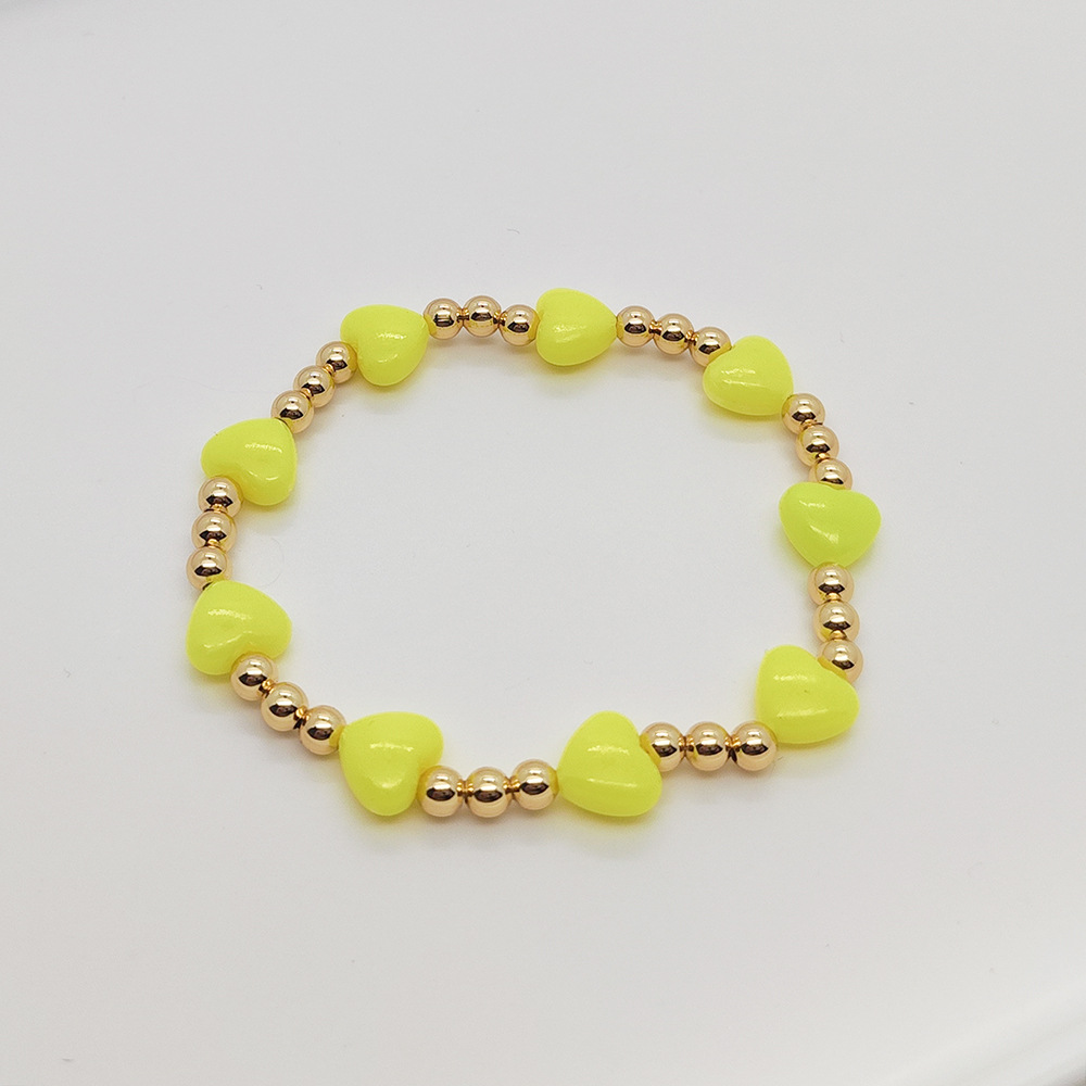 Kkbead Hart Armbanden Voor Vrouwen Valentijnsdag Cadeau Bijoux Pulseras Sieraden Y 2K Accessoires: VERMEIL