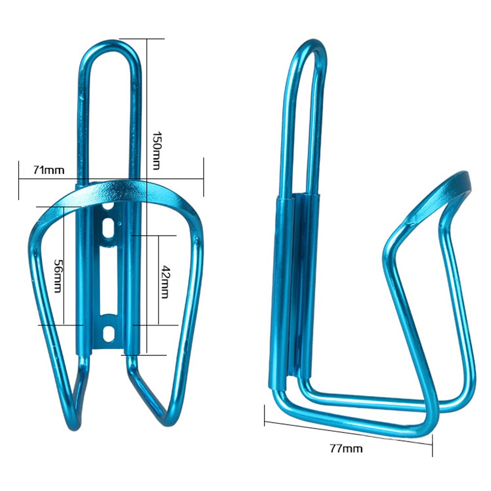 De aleación de aluminio de la bici bicicleta botella de agua taza Rack jaula soporte elástico ajustable bicicleta taza de bebida sostenedor de botella de agua