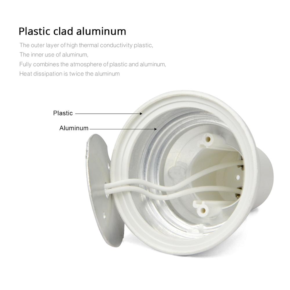 Led spot lampe pære 220v e27 gu10 gu5.3 mr16 spotlight pcb aluminium ikke-dimbar led spot light for kjøkken hjemmeinnredning belysning