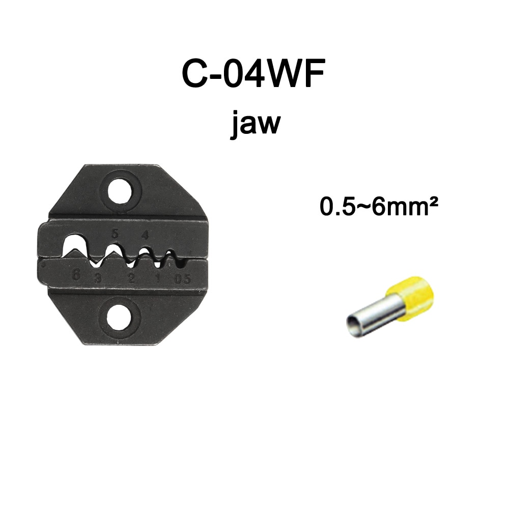 C04WFL C05H C02 C03B C03C C03D C04WF C02H C02H1 Die Sets for C CRIMPING PILER die sets plier modules jaws: C04WF