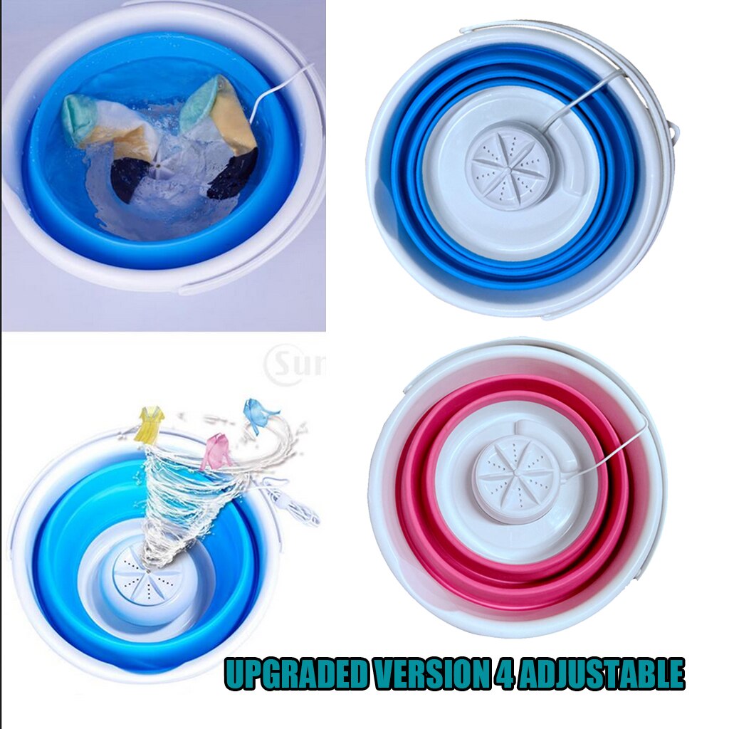 Mini pyykinpesukone taitettava pesukone pesukone usb -käyttöinen kätevä
