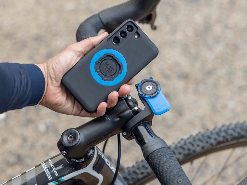 Quad sperren vorne gerichtete Fahrrad-Telefonhalterung zum Radfahren