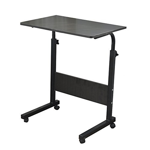 Mouvable Side Table Coffee Table Kitchen Storage Shelf with Wheels for Bedroom Living Room