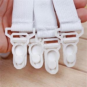 4 Stuks Wit Laken Matrashoes Dekens Grijpers Cliphouder Fasteners Elastic Set