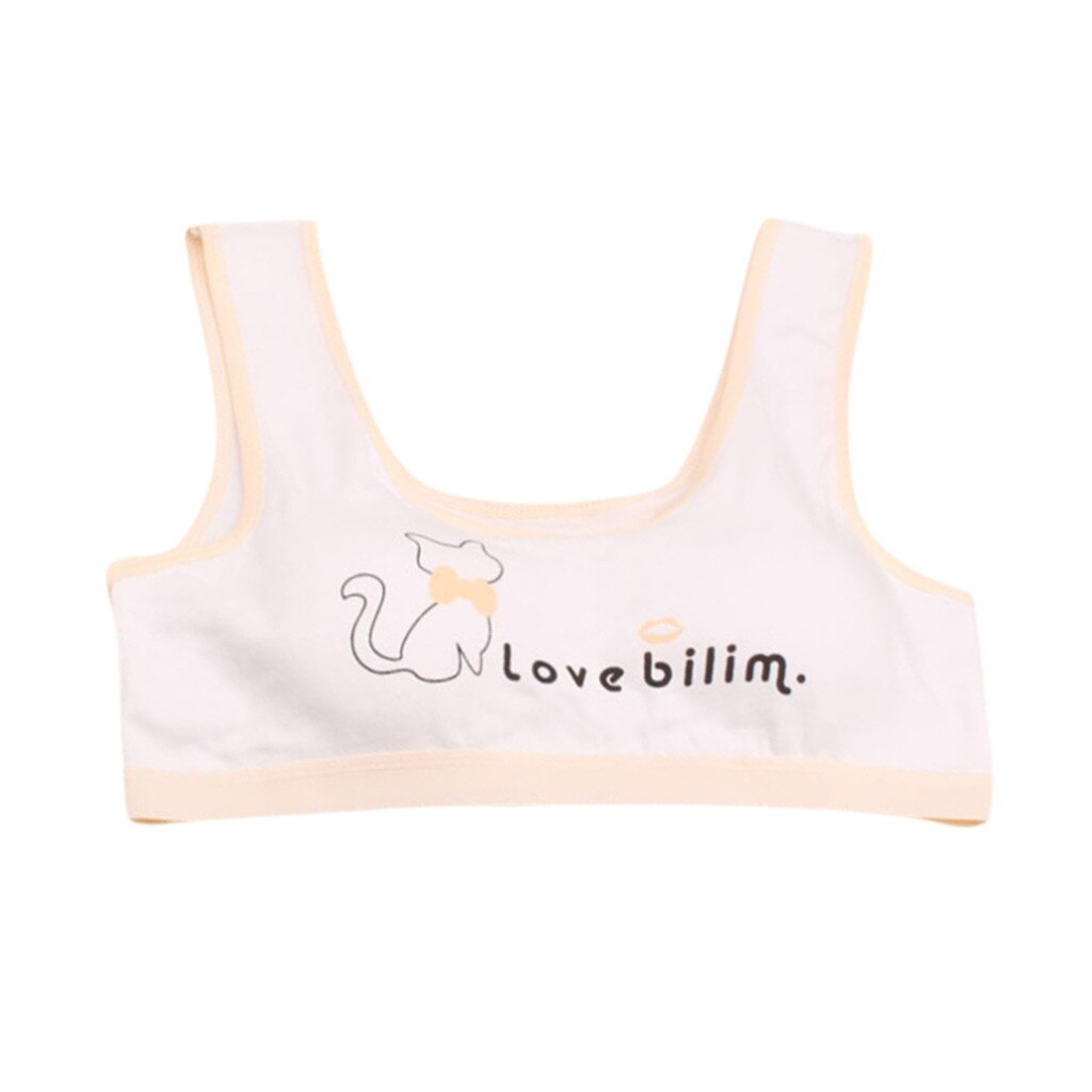 Young Girls Bras Comfortable Student Underwear Lace Cotton Children Undergarment Clothes May 7th: A