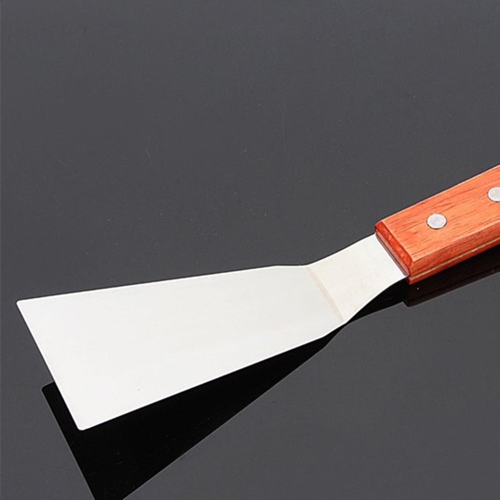 Waka Flat BBQ Shovel Cooking Tools Stainless Steel Barbecue Tongs Fried Bread Meat Shovel/ Leaking Shovel