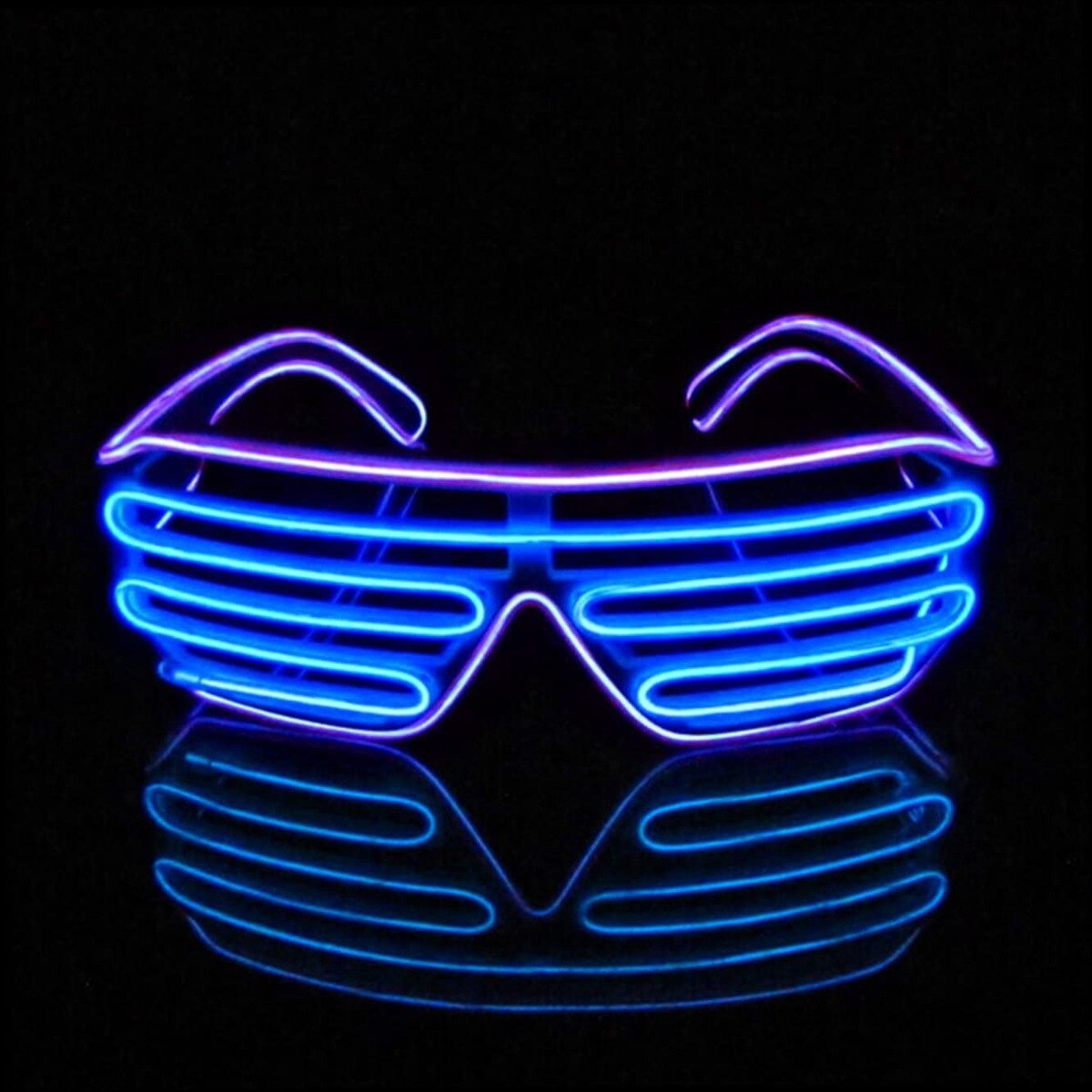 Neon Rave Leds El Draad Neon Rave Glazen Knipperende Led Zonnebri... – Grandado