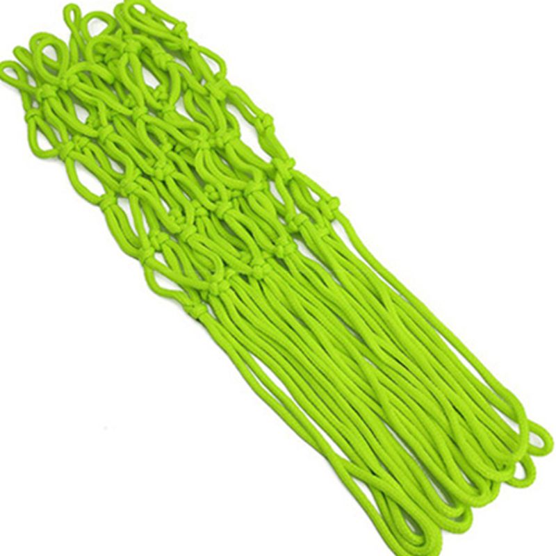 Lysende erstatningsbasketball standardnett for 12 løkker i allværs innendørs eller utendørs tykt lett inn