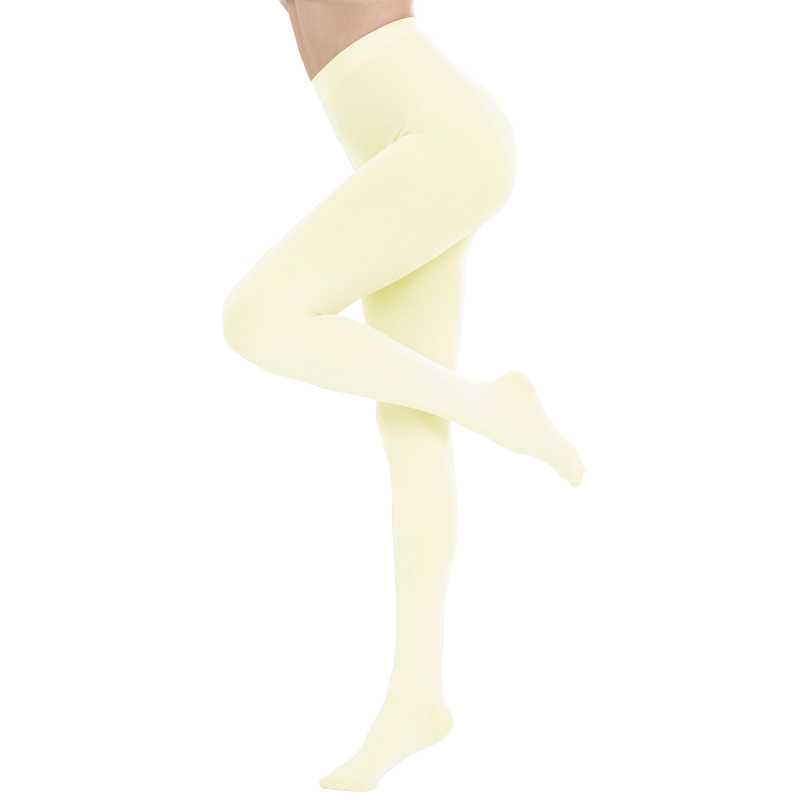 Kave Plus Size 16 Colors Women Sexy Tights Long Stockings Candy Color Velvet Pantyhose Spring Summer Autumn Large Elastic Tights: XS / Orange