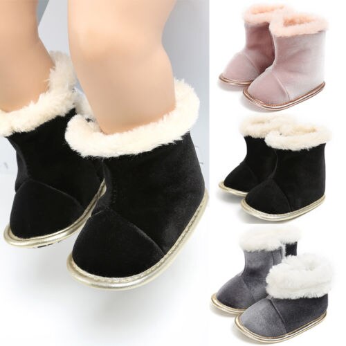 Neue Winter Warme Baby Schuhe Stiefel Mädchen Jungen Schnee Booties Gleitschutz freundlicher Flache Krippe Schuhe Baby mädchen stiefel
