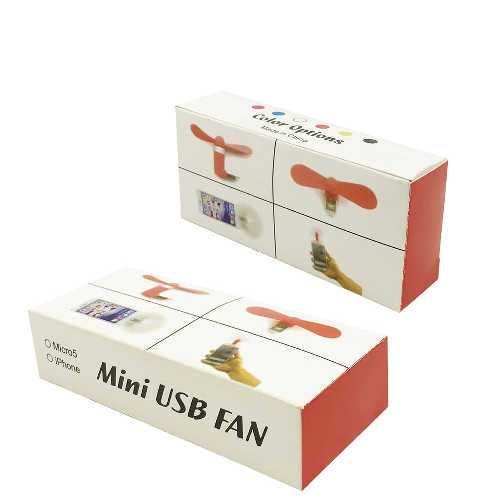 ! flexibele usb mini-ventilator, draagbare afneembare koelventilator voor pc, powerbank, usb-apparaten
