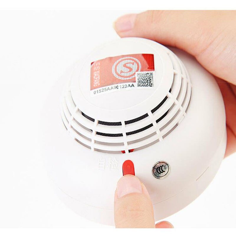 1pcs Smoke Sensor Alarm Wireless Sensitive Photoelectric Monitor Fire Smoke Detector For home Office Security Alarm YTCQ004