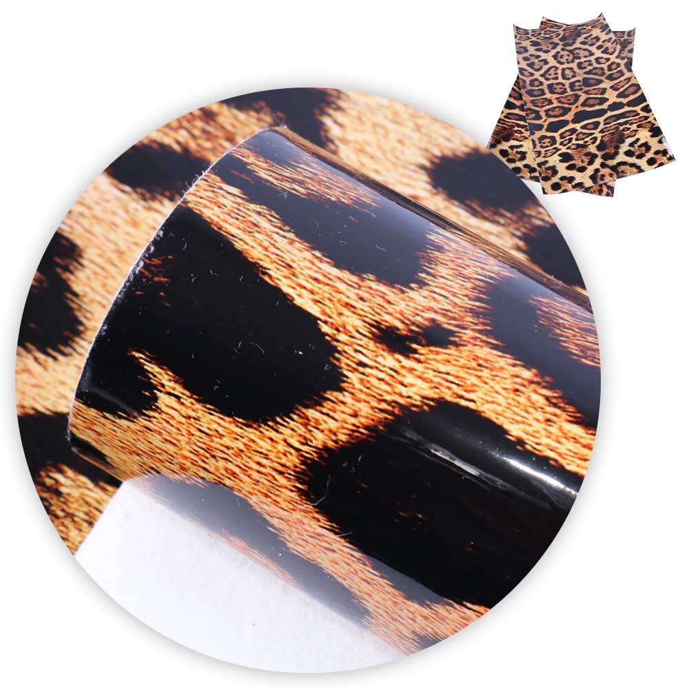 20*33cm Leopard Printed Faux Leather Fabric Sheets For Making Earrings Bowknots,1Yc5414: 1075147001