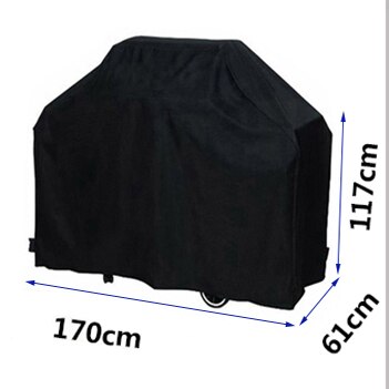 Bbq cover vandtæt til weber grill tilbehør grill covers gas stor grill uv udendørs have: 170 x 61 x 117