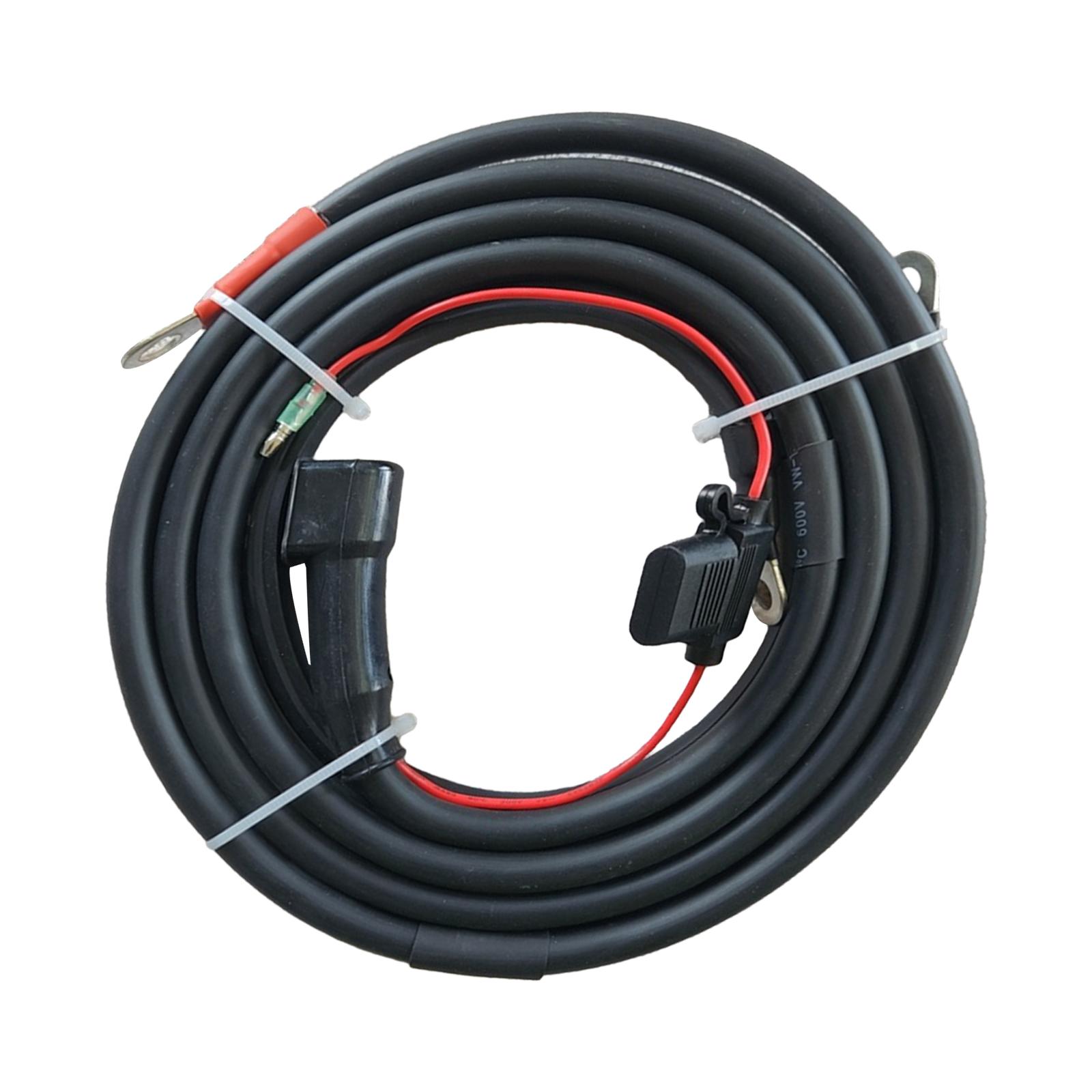Cablaggio del cavo della batteria al motorino di avviamento per tutti i motori fuoribordo di avviamento elettrico Connettore con accessori per fusibili Alta qualità