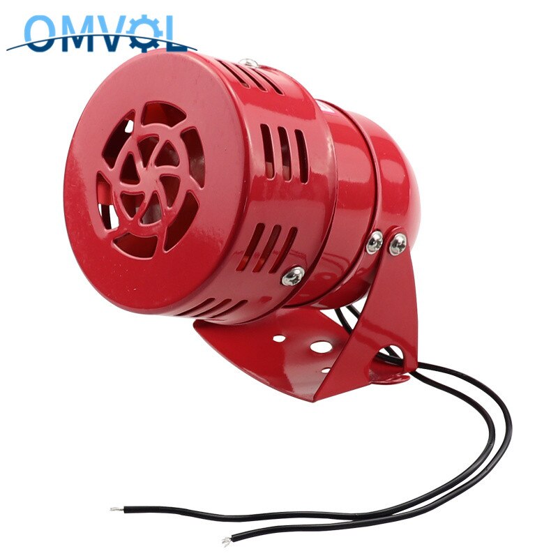 110dB Red Mini Metal Motor Siren Industrial Alarm Sound electrical guard against theft MS-190