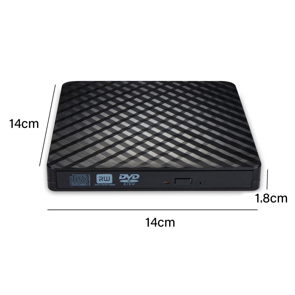 Externe Dvd Drive Optische Drive Usb 3.0 Cd Rom Speler CD-ROM DVD-RW Branders Schrijver Reader Recorder Portatil Voor Pc Dvd привод