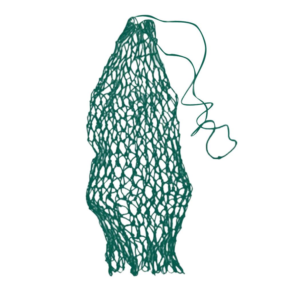 Horse Slow Feed Hay Net Bag Braided Nylon Horse Haylage Mesh Feeder: Green L 