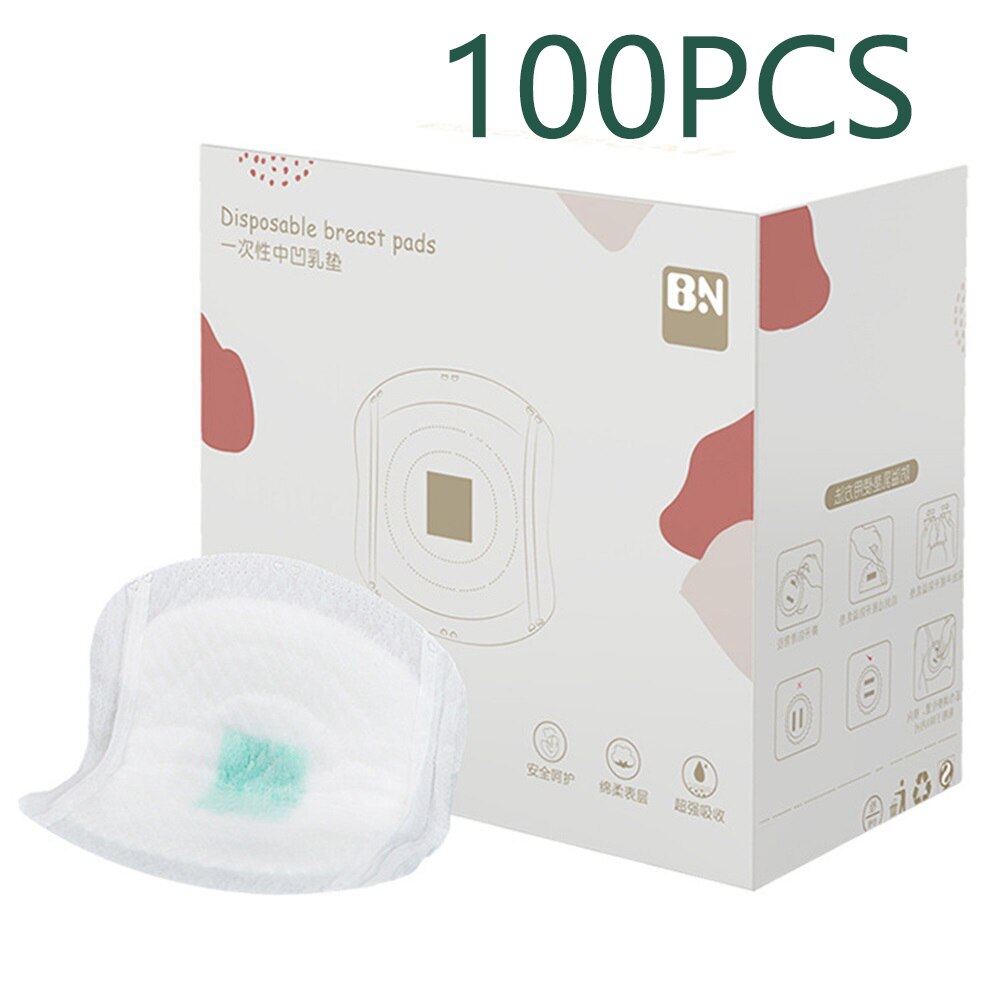 Bn 100 Stuks Wegwerp Verpleging Borst Pads Waterdicht Moederschap Tepel Pad Baby Borstvoeding Accessoires: Default Title