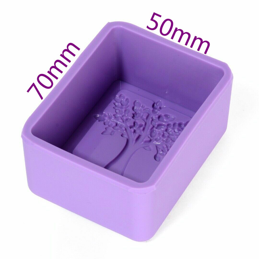 1 Stuk Van 70X55Mm Boom Van Leven Zeep Siliconen Mal Diy Handgemaakte Craft 3D Zeep Mold