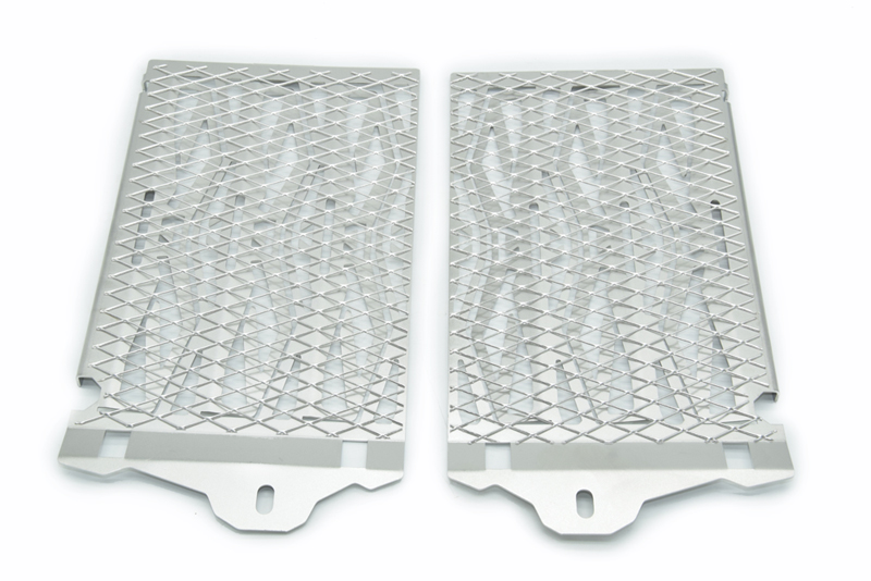bike GP Stainless Steel Radiator Guard for BMW R1200GS/ Adventure 14-ON Silver With grid