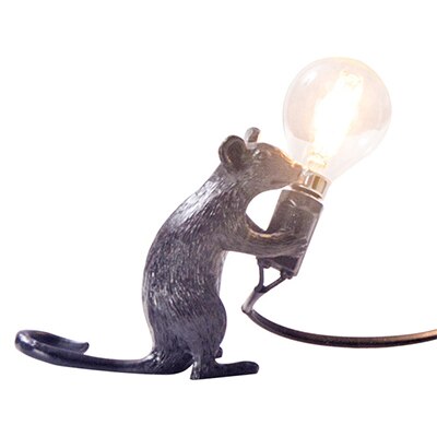 Moderne Hars Rat Muis Lamp Led Tafellamp Kleine Mini Mouse Leuke Led Bureaulamp Home Room Decor Desktable Tafel night Lights