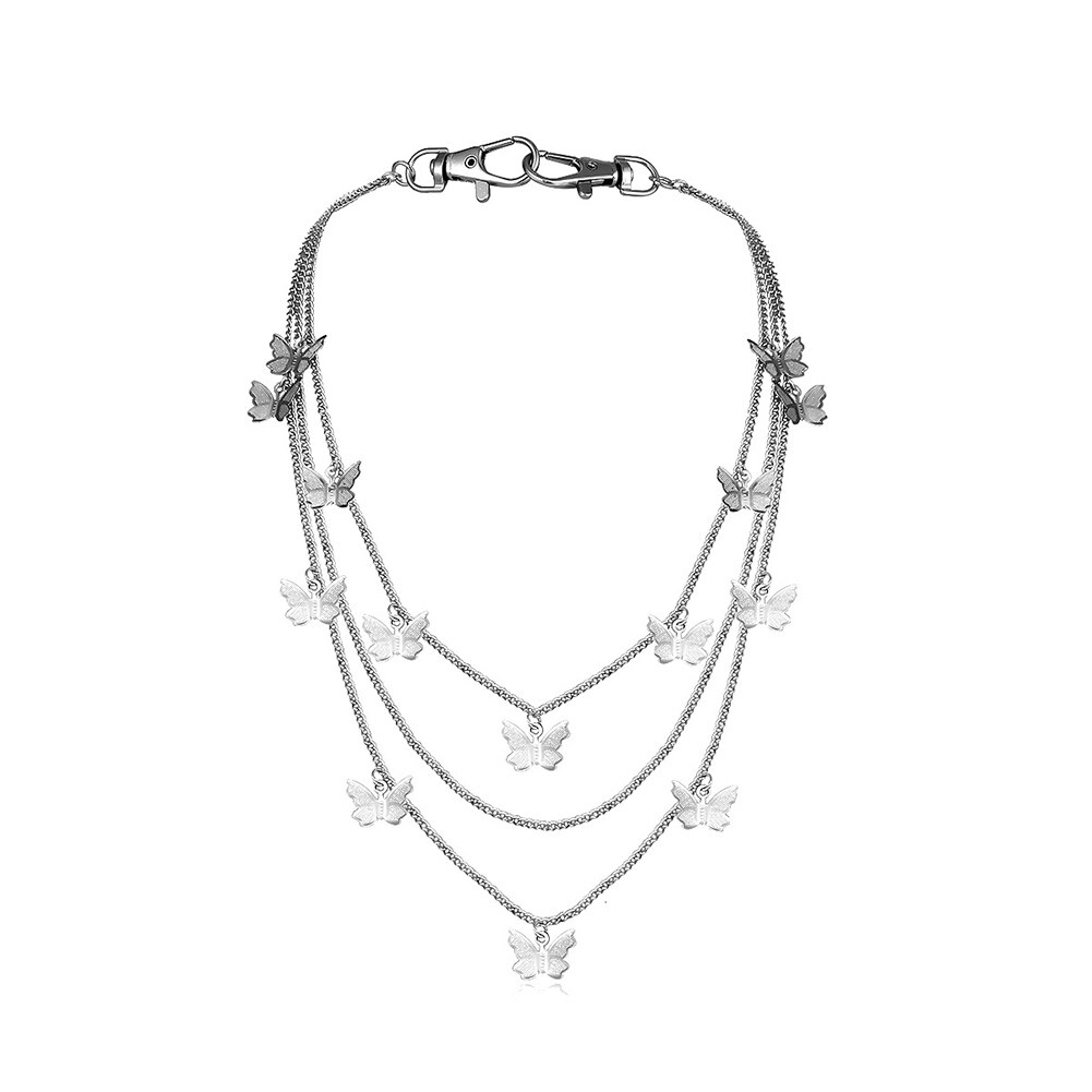 Eenvoudige Hartvormige Taille Chain Unisex Metalen Riem Ketting Broek Decoratie: G