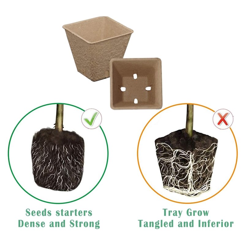 Best Seed Starter Kit For Seedlings Seed Starter Tray, Including Biodegradable Seed Starter Pods,Growing Trays &amp; Plant Labels