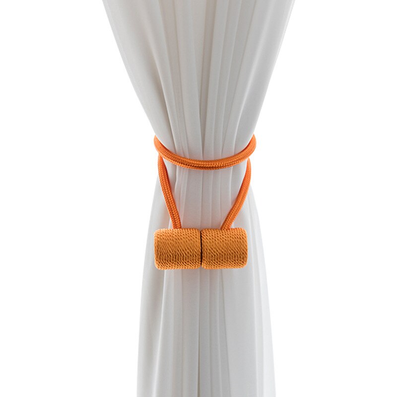 1Pc Curtain Tieback Headset Style Magnetic Curtain Holder Holdbacks Buckle Clips Curtain Rod Home Decoration room accessories