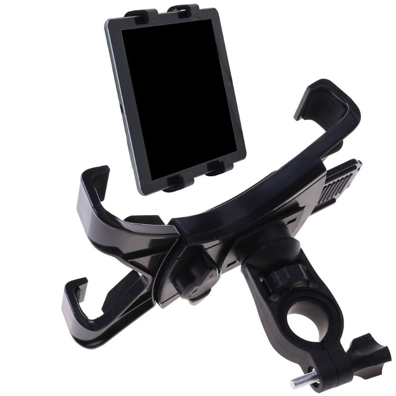 Universele 7-12 Inch Verstelbare Microfoon Muziek Motorcycle Fiets Mount Stand Houder Voor Ipad Galaxy Tab 7-12 Inch Tablet