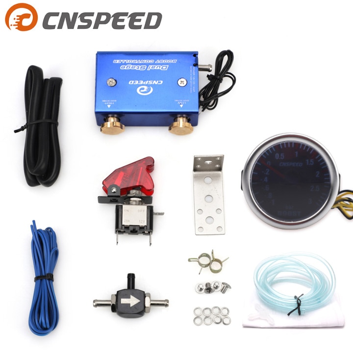 2 " 52mm universal bil auto 12v turbo boost måler psi & bar pointer digital måler med turbolader boost elektronisk controller
