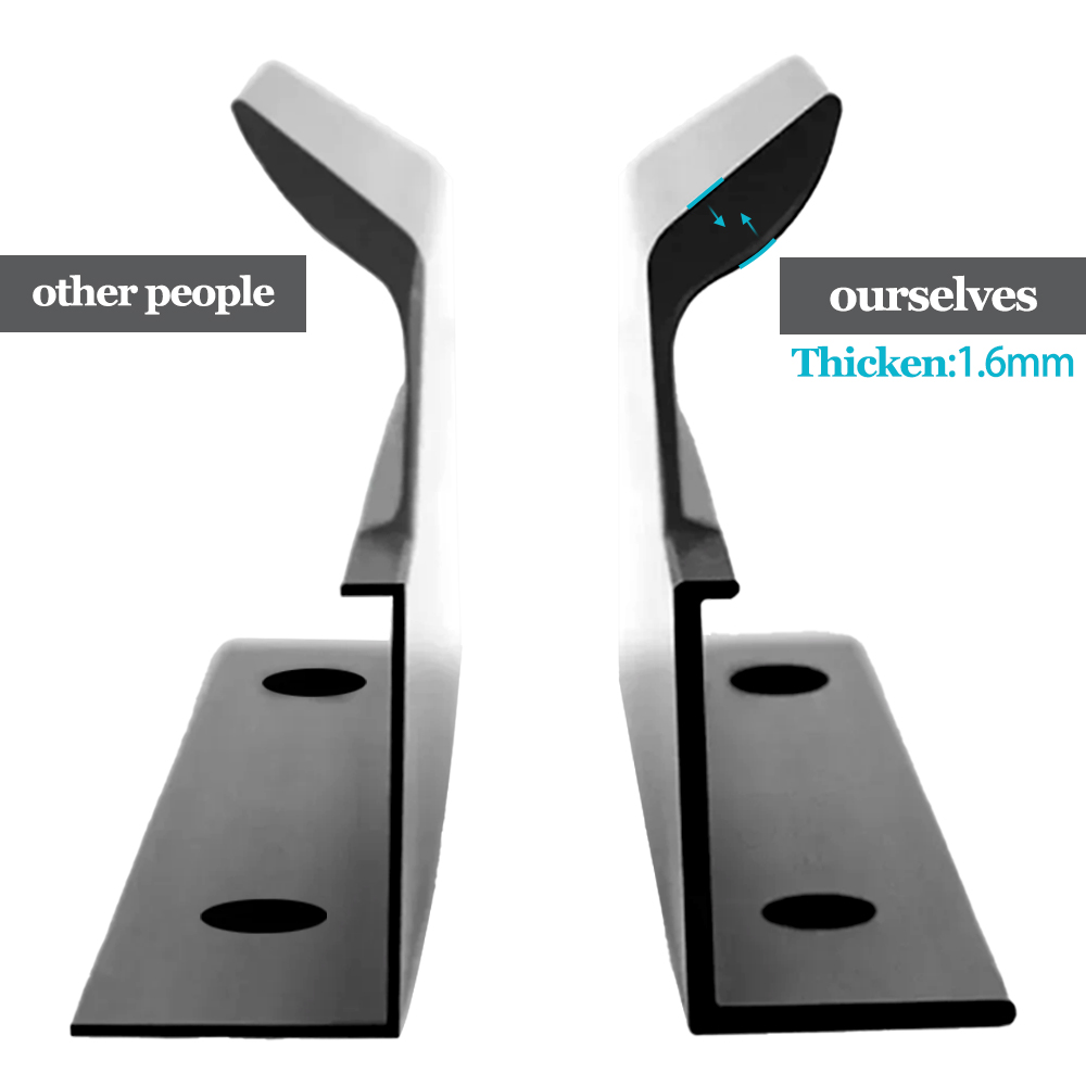 Maniglie nascoste Maniglie lunghe per armadi da cucina Manopole per cassetti in lega di alluminio Maniglia per porta dell'armadio Maniglie per armadi