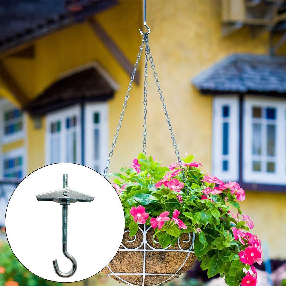 Carbon Steel Plasterboard Ceiling Wall Spring Toggle Bolts Hook Hanger Threaded Spring Hooks With Toggle 5/10pcs m4x90 Bolt P9S9