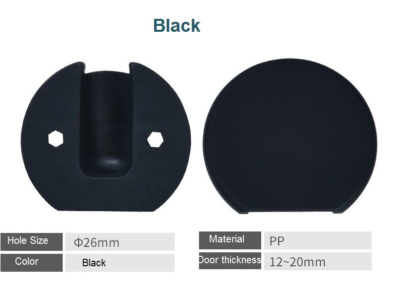 Desk Wire Hole Cover Base Computer Table Connector Grommet Cable Outlet Port Line Box Furniture Hardware, PP, Black/Brown/White: black / 5pcs