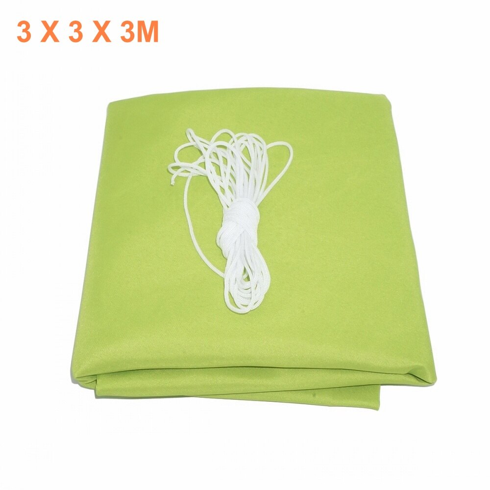 Triangle Waterproof Sun Shade Sail Yard Canopy Patio Garden UV Blocking Outdoor Sun Shelter with Wind Rope 3M / 3.6M / 5M: Green 3M