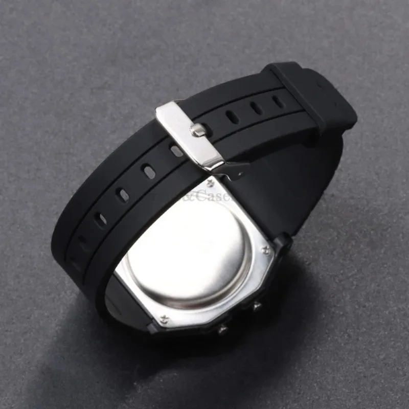 Siliconen Horlogeband voor Casio F-91W W-800H 18mm voor W800H SGW400 F84 F105/108 A158/168 AE1200/1300 heren Sport Rubberen Armbanden