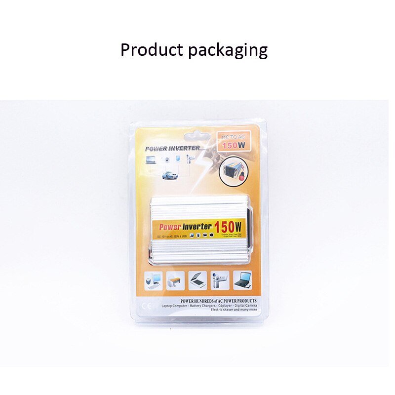 I key koop hoge 150w auto omvormer spanningsomvormers 12v to 220v gemodificeerde snaargolf sigarettenaansteker