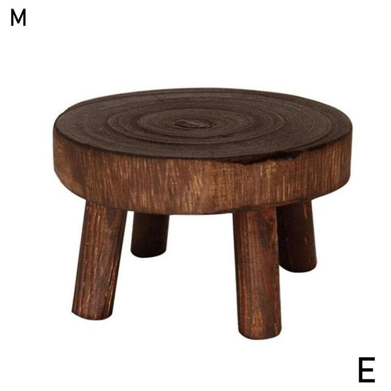 Banc en bois pour plantes à fleurs, support de Pot de fleurs, étagère d&#39;affichage succulente de jardin intérieur et extérieur, support de Base, tabouret en bois
