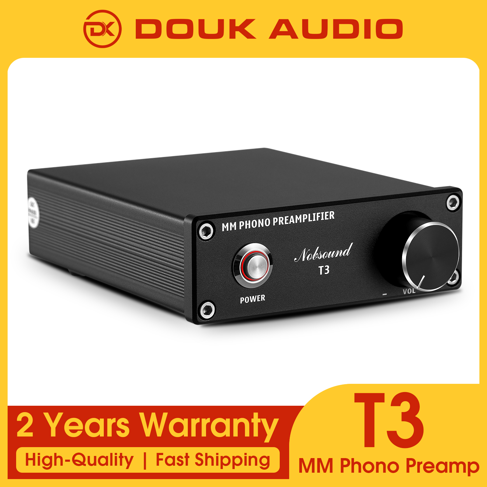 Douk Audio T3 HiFi MM Phono Stage Preamp RIAA giradischi preamplificatore amplificatore giradischi