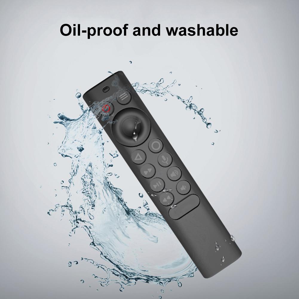 Pehmeä silikonisuojakotelo liukumaton iskunkestävä kansi nvidia shield tv pro /4k hdr kaukosäätimen suojakuori